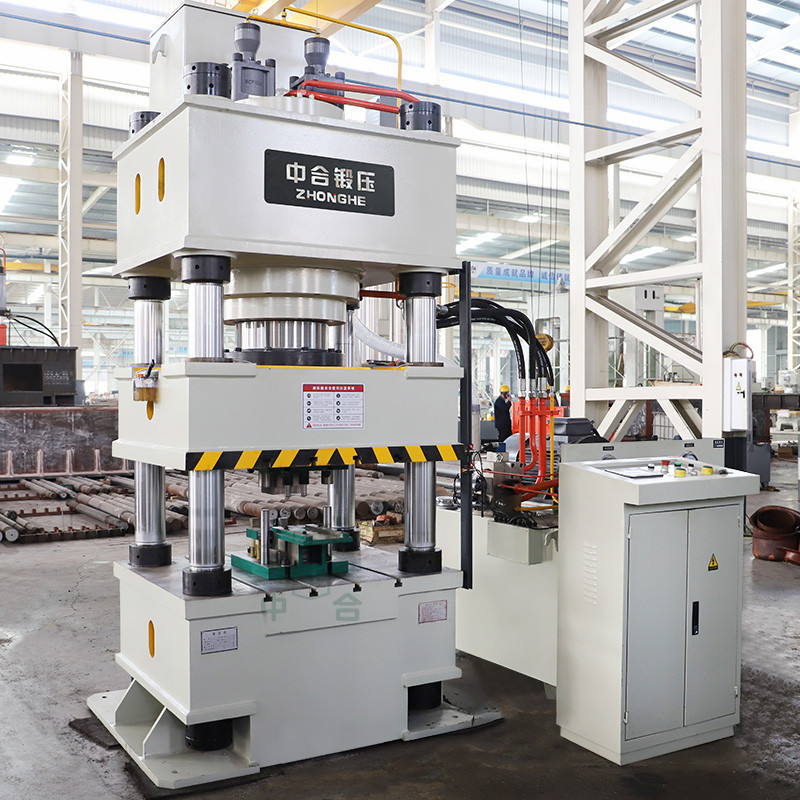 400噸錨桿托盤液壓機-礦用錨桿托盤生產線(圖1)